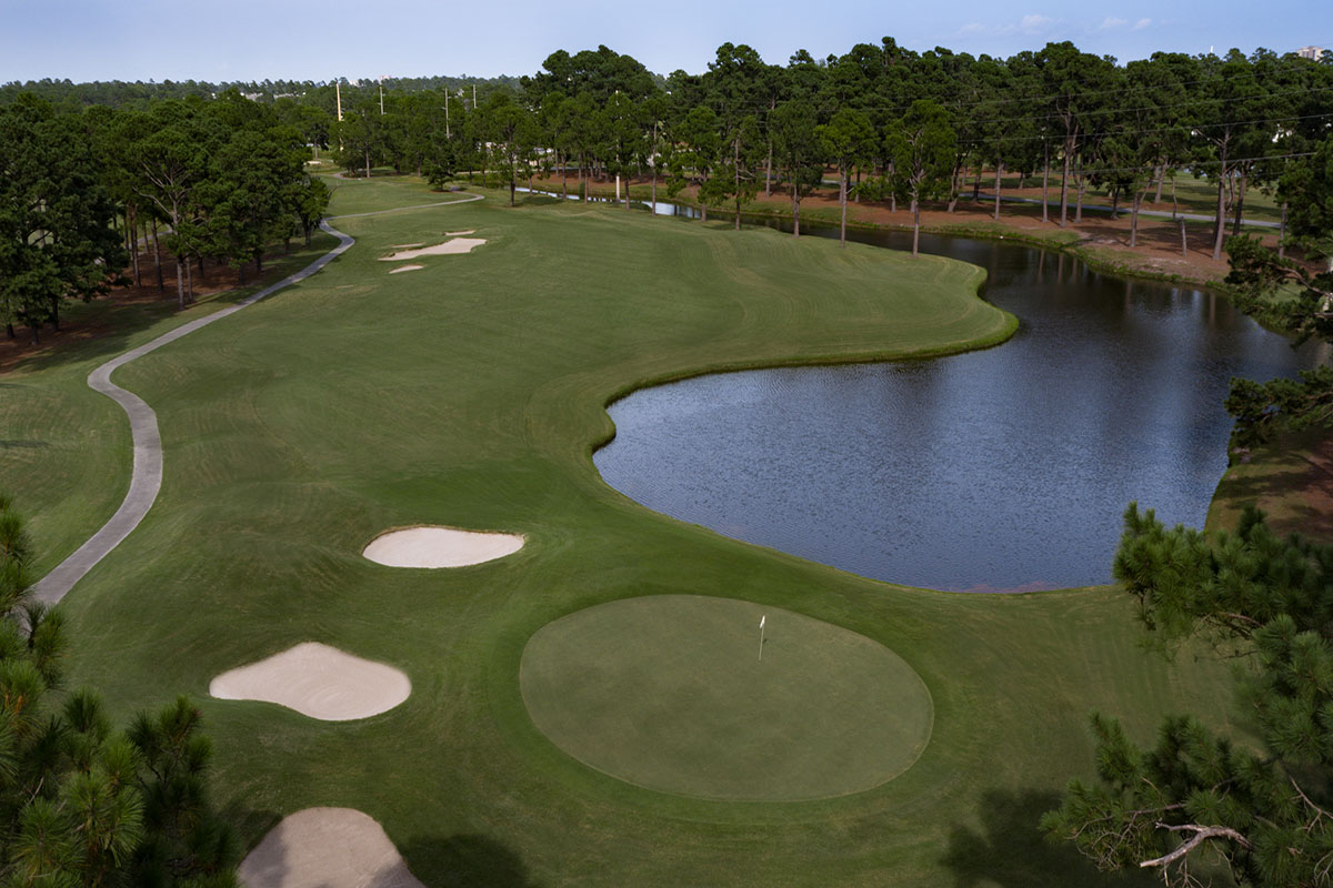 Myrtlewood Pinehills - Hole 18